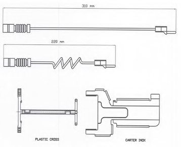 FERODO FAI130 Warning Contact, brake pad wear